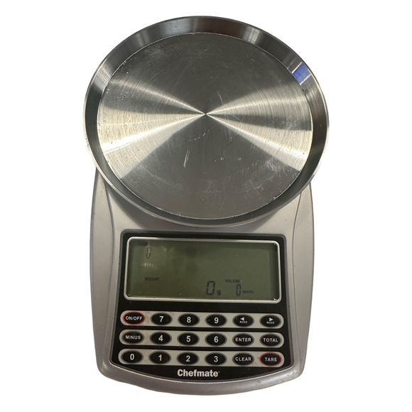 Rare Chef mate Scale To Weigh Food and Manage Portions Double AA Batteries - Picture 2 of 8